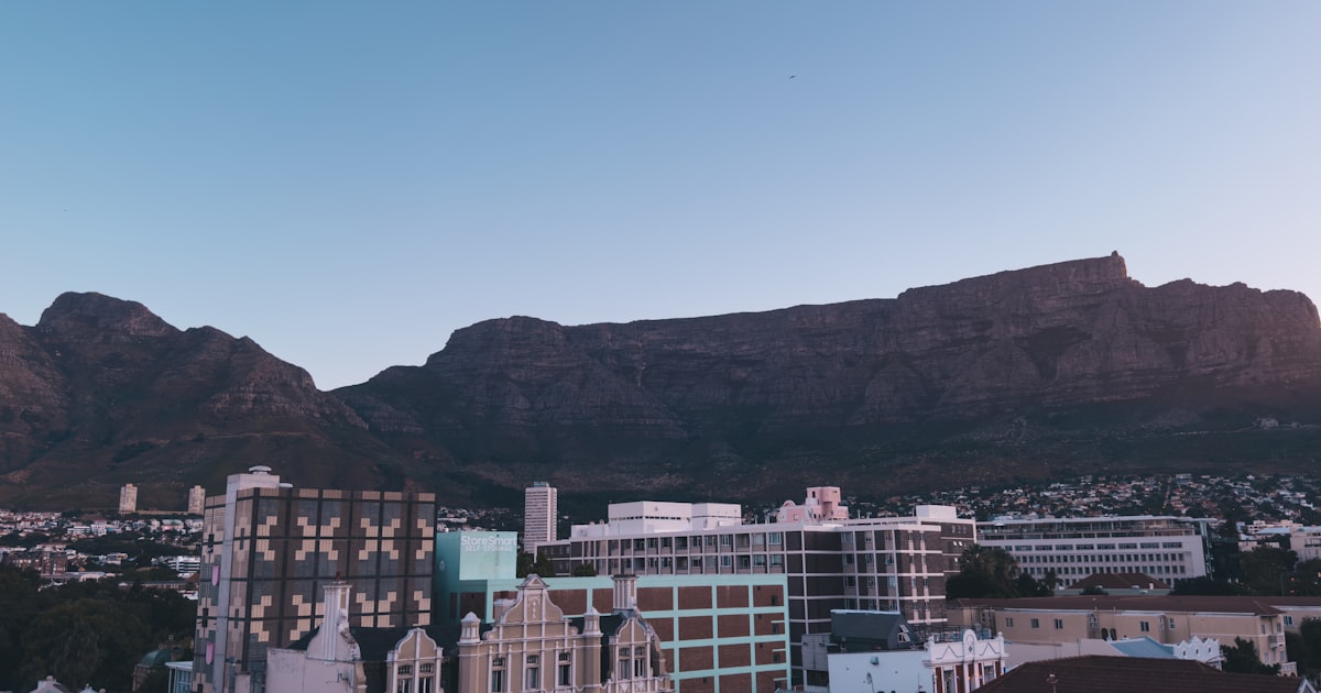 Table Mountain rising over Cape Town — one of South Africa's premier conference destinations